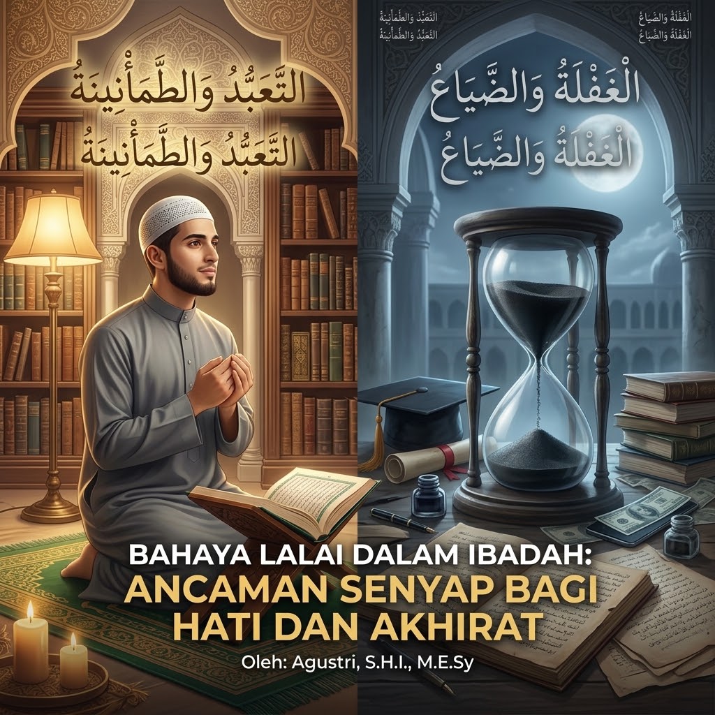 BAHAYA LALAI DALAM IBADAH: ANCAMAN SENYAP BAGI HATI DAN AKHIRAT